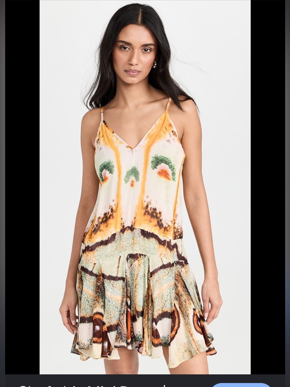 CHUFY Plant Magick Iris mini dress $495 size small